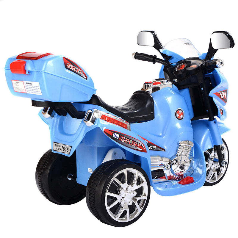 Electric 3-Wheel Kids Motorcycle with Foot Pedal Control - Fun and Safe Ride-On Toy