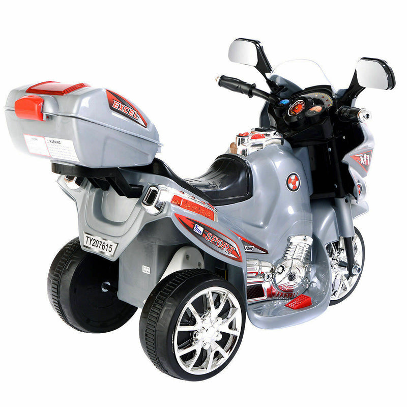Electric 3-Wheel Kids Ride-On Motorcycle with 6V Battery Power - Fun and Exciting Toy for Young Riders!