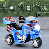 Electric 3-Wheel Motorcycle for Kids - Battery-Powered Outdoor Toy Bike