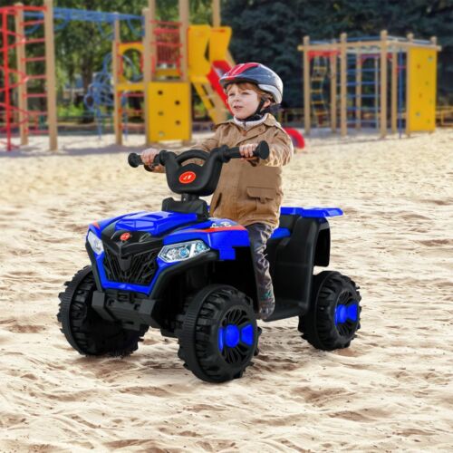 Electric 4-Wheel Beach Buggy for Kids with Forward/Reverse Switch - 6V ATV