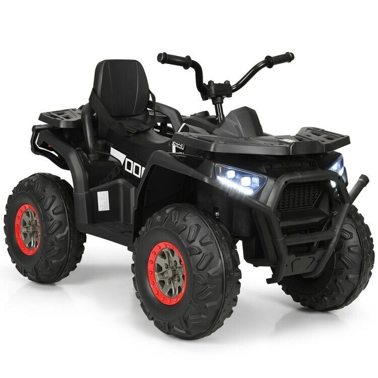 Electric 4-Wheeler ATV for Kids with 2 Speeds and LED Lights