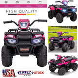 Electric 4-Wheeler ATV for Kids with AUX and USB Ports - 12V Ride-On Quad Car