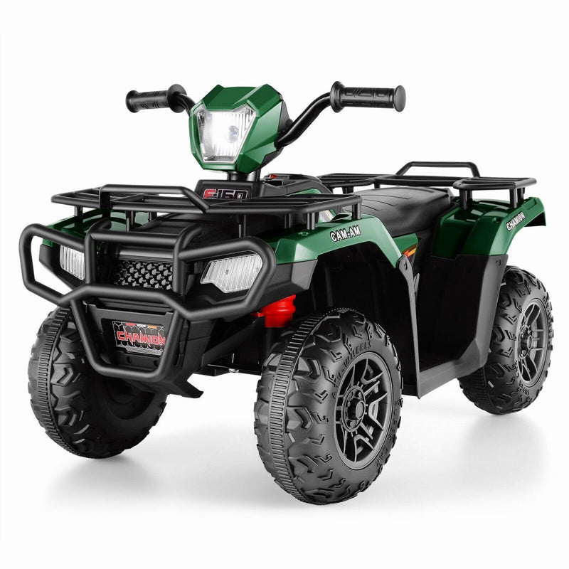 Electric 4-Wheeler ATV Quad for Kids with LED Lights, USB and MP3 Player - Suitable for Boys and Girls Aged 07