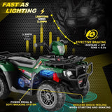 Electric 4-Wheeler ATV Quad for Kids with LED Lights, USB and MP3 Player - Suitable for Boys and Girls Aged 07