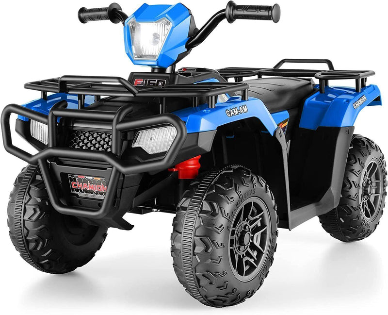 Electric 4-Wheeler ATV Quad for Kids with LED Lights, USB and MP3 Player - Suitable for Boys and Girls Aged 4 and Up