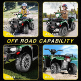 Electric 4-Wheeler ATV Quad for Kids with LED Lights, USB and MP3 Player - Suitable for Boys and Girls Alike!
