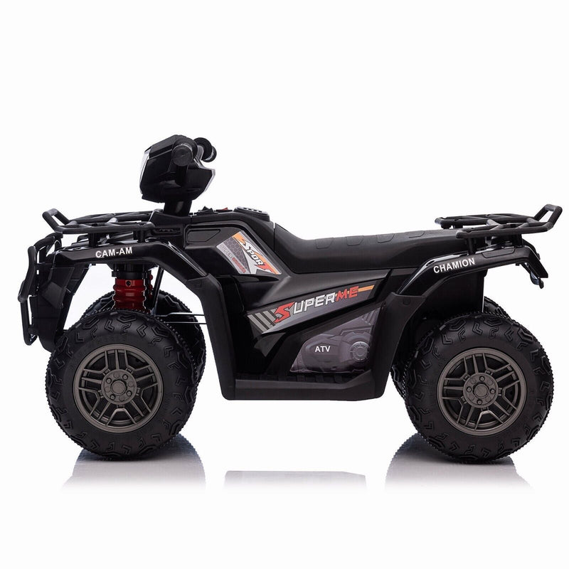 Electric 4-Wheeler ATV Quad for Kids with LED Lights, USB and MP3 Player - Suitable for Girls and Boys Aged 09