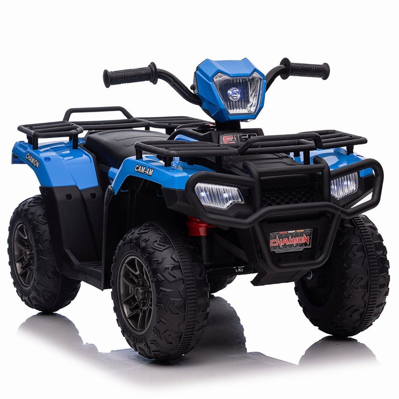 Electric 4-Wheeler ATV Quad for Kids with LED Lights, USB and MP3 Player - Suitable for Girls and Boys Aged 09