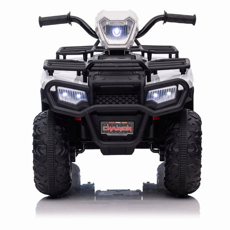 Electric 4-Wheeler ATV Quad for Kids with LED Lights, USB and MP3 Player - Suitable for Girls and Boys Aged 09