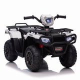 Electric 4-Wheeler ATV Quad for Kids with LED Lights, USB and MP3 Player - Suitable for Girls and Boys Aged 09