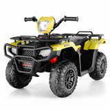 Electric 4-Wheeler ATV Quad for Kids with LED Lights, USB and MP3 Player - Suitable for Girls and Boys Aged 09