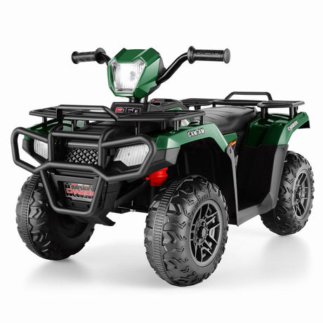 Electric 4-Wheeler ATV Quad for Kids with LED Lights, USB and MP3 Player - Suitable for Girls and Boys Aged 09