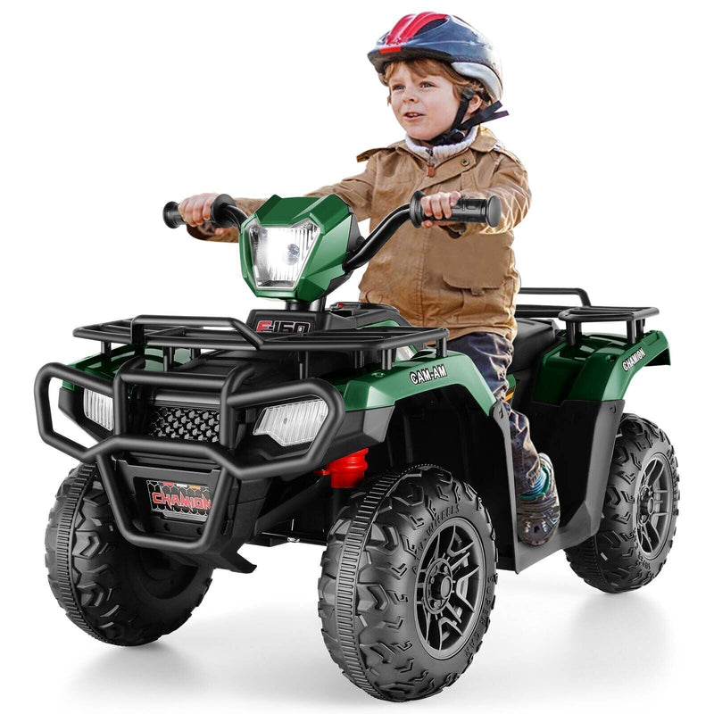 Electric 4-Wheeler ATV Quad for Kids with LED Lights, USB and MP3 Player - Suitable for Girls and Boys Aged 2-3