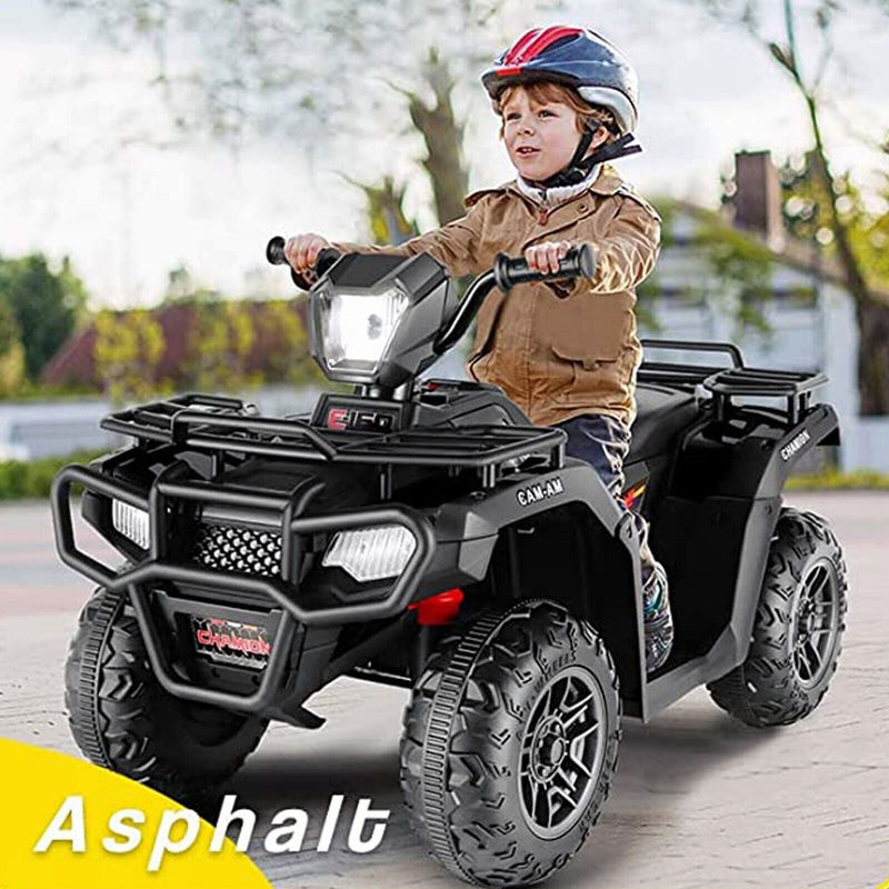 Electric 4-Wheeler ATV Quad for Kids with LED Lights, USB and MP3 Player - Suitable for Girls and Boys Aged 4-6 Years