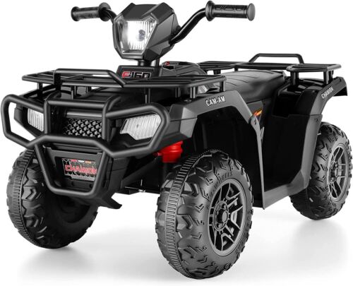 Electric 4-Wheeler ATV Quad for Kids with LED Lights, USB and MP3 Player - Suitable for Girls and Boys Ages 3-6
