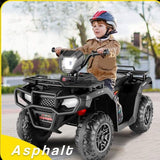 Electric 4-Wheeler ATV Quad for Kids with LED Lights, USB/MP3, and Gift Option