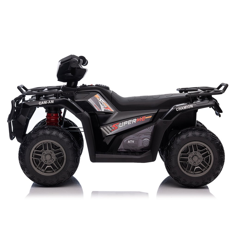 Electric 4-Wheeler ATV Quad for Kids with LED Lights, USB/MP3 Music