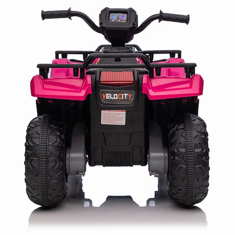 12V Kids Electric ATV Quad with LED, MP3, and USB - Fun 4-Wheeler Car Toy