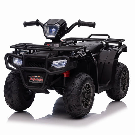 Electric 4-Wheeler ATV for Kids with AUX and USB Ports - 12V Ride-On Quad Car