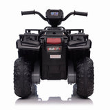 Electric 4-Wheeler ATV for Kids with AUX and USB Ports - 12V Ride-On Quad Car