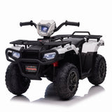 Kids Electric ATV with AUX and USB, 4-Wheeler Ride-On Car for Children - 12V