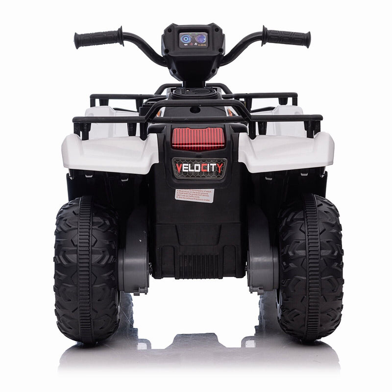 Electric Kids Ride On ATV 4-Wheeler Quad with Music, LED Lights, and USB for Ages 3-8