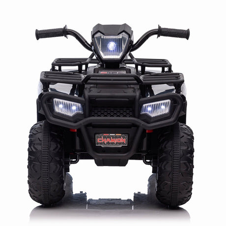 Electric 4-Wheeler ATV Quad for Kids with LED Lights, AUX Port, and USB