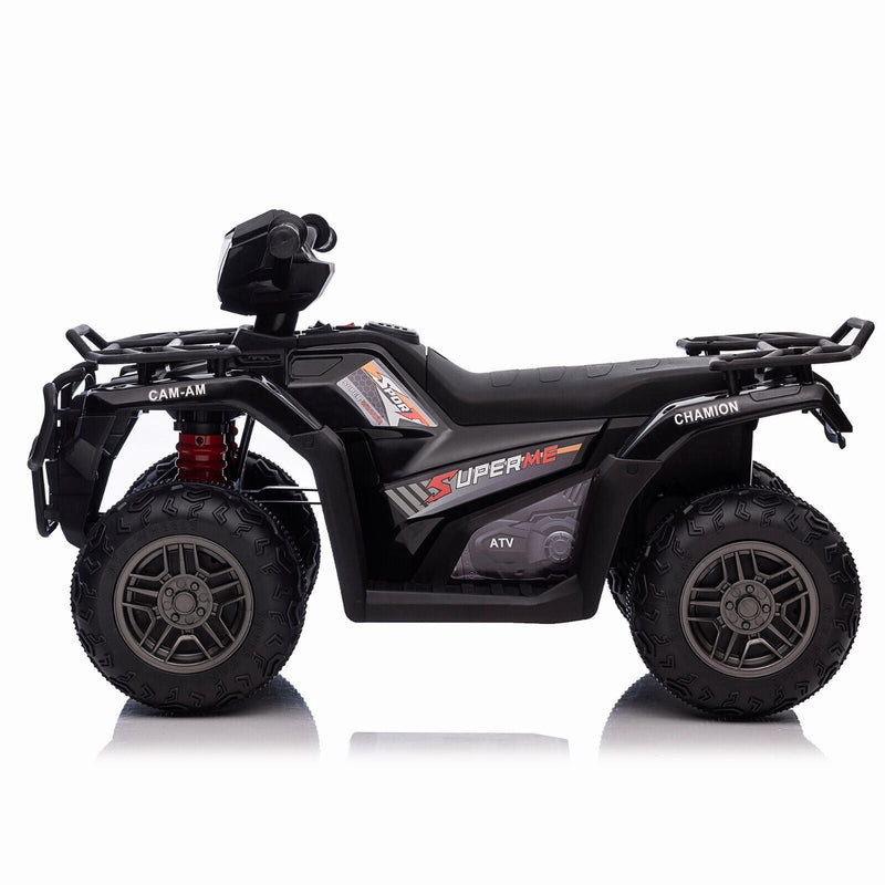 Electric 4-Wheeler ATV Quad for Kids with LED Lights, USB/MP3 Music Player
