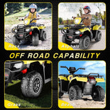 Electric 4-Wheeler Kids Ride-On Car with 12V Battery