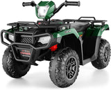 Electric 4-Wheeler Quad Car for Kids with MP3 & USB - 12V Battery Powered