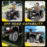 Electric 4-Wheeler ATV Quad for Kids with AUX & USB Port - Perfect Gift!