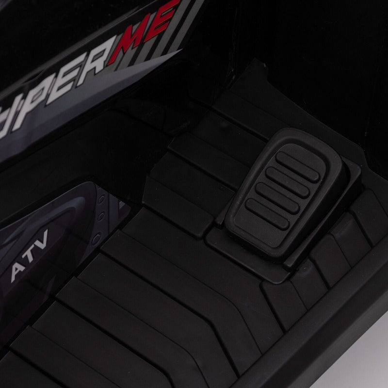 Electric Kids ATV 4-Wheeler Quad Car with MP3 Player - Black