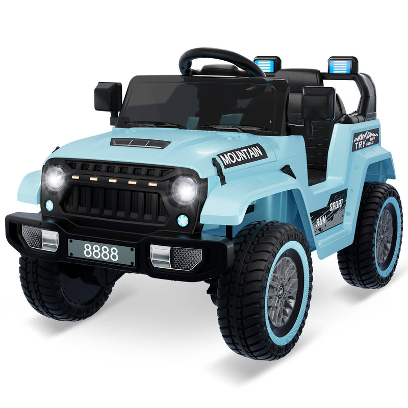 Electric Ride-On Truck for Kids with 3 Speeds, LED Lights, Music, and MP3 Player