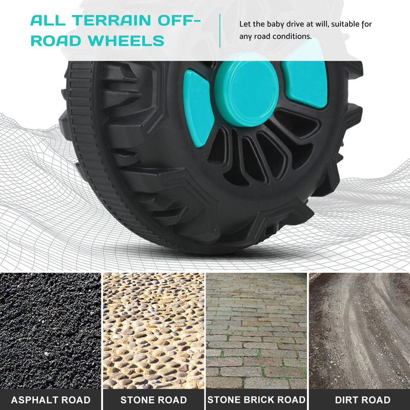 Electric 6V ATV 4-Wheeled Beach Ride-On Car for Kids - Battery Powered Toy for Christmas Gift