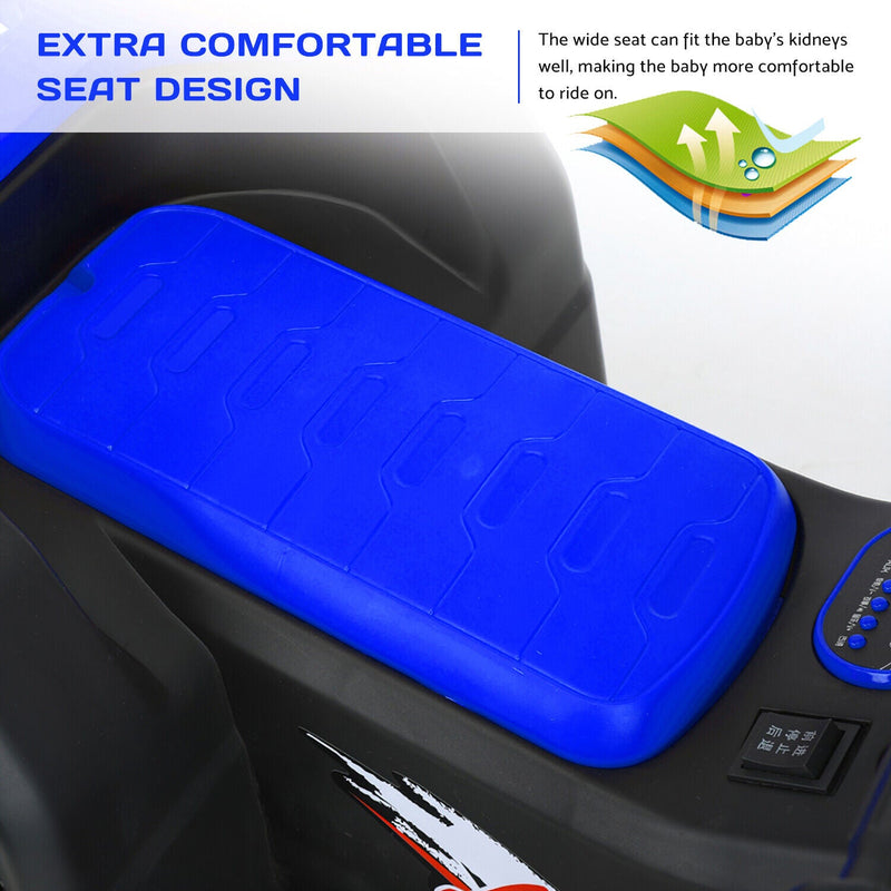 Electric 6V ATV 4-Wheeled Beach Ride-On Car for Kids - Battery Powered Toy for Christmas Gift