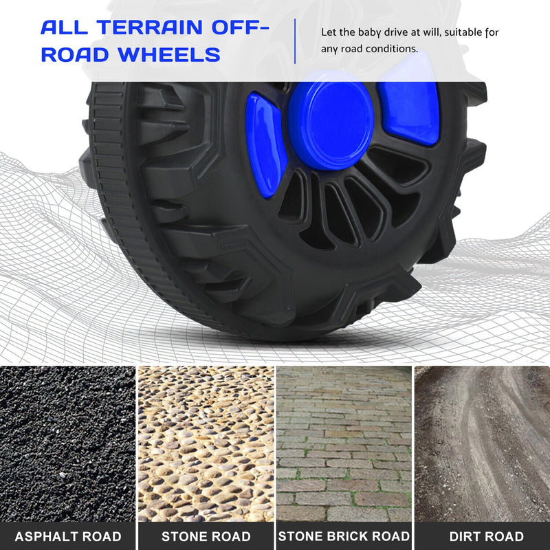 Electric 6V ATV 4-Wheeled Beach Ride-On Car for Kids - Battery Powered Toy for Christmas Gift