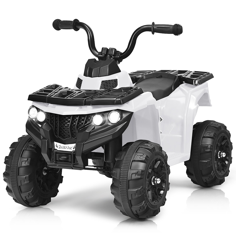 Electric 6V ATV Quad for Kids with Lights - Rechargeable Battery Quadricycle Gift