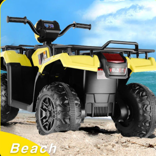 Electric ATV 4-Wheeler for Kids with USB and AUX Port - 12V Battery Powered Ride-On Car