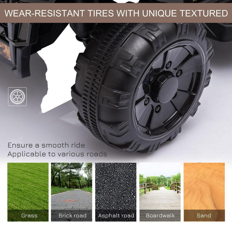 Electric ATV for Kids: 1-Seater Black Ride-On Toy, 6V, 2 MPH, Ages 2-4 Years