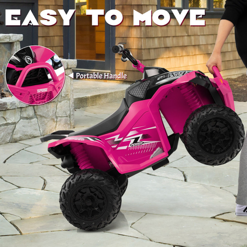 Electric ATV for Kids with Adjustable Speed and Cozy Seat