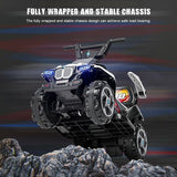 Electric ATV Quad 6V Ride-On Toy Car for Kids with LED Headlights - White
