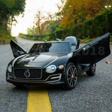Bentley Style 12V Electric Ride On Toy Car with Remote Control and LED Lights