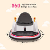 Electric Bumper Car for Kids & Toddlers with Remote Control and LED Lights