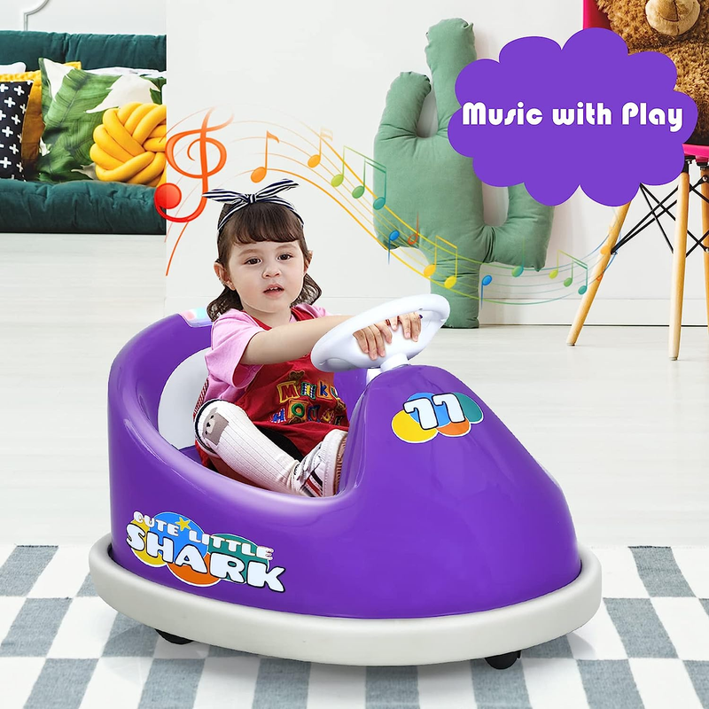 Electric Bumper Car for Kids with 2 Driving Modes and 360 Degree Rotation