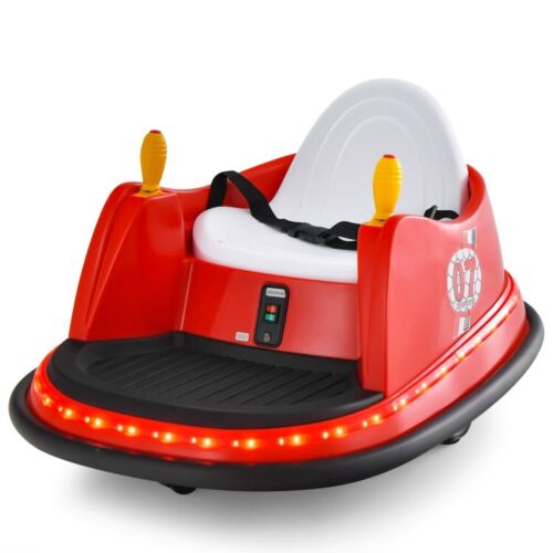 Electric Bumper Car for Kids with Flashing Lights - Perfect Toddler Gift for Playtime