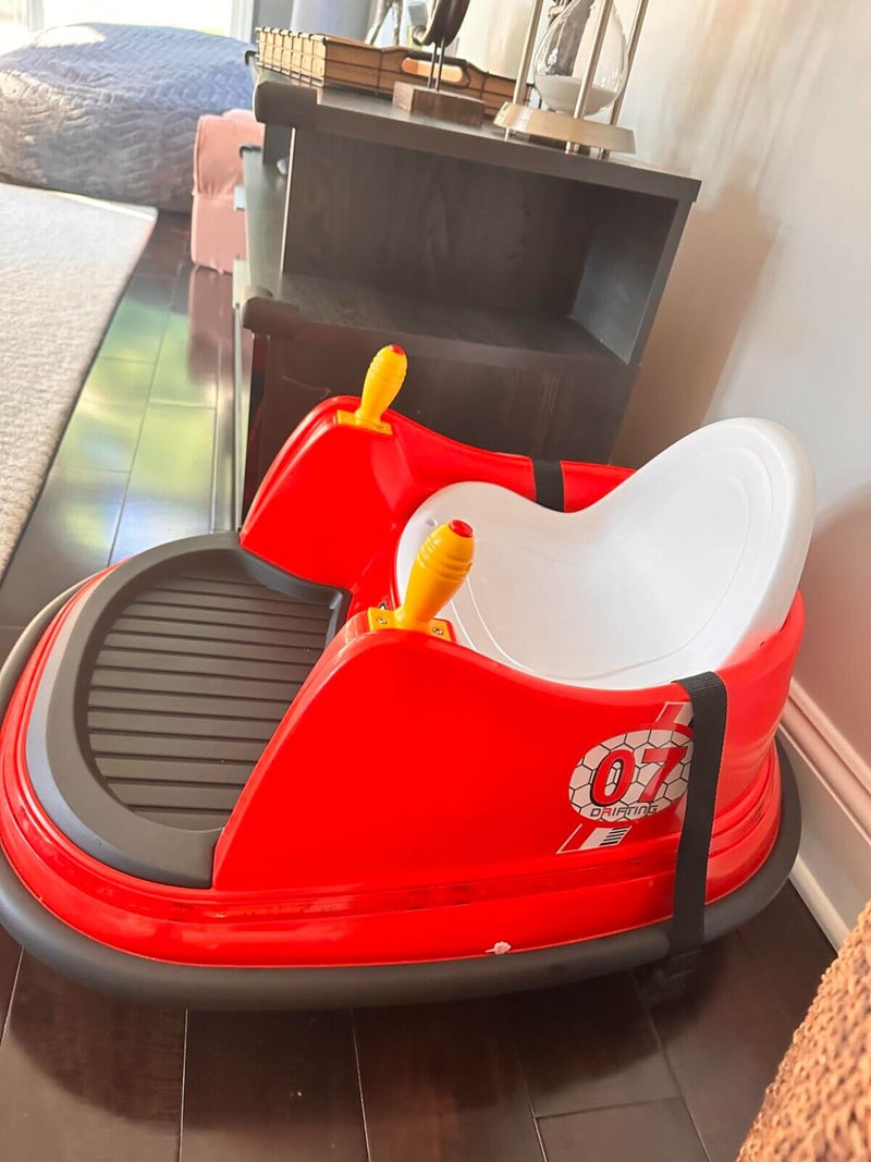 Electric Bumper Car for Kids with Flashing Lights - Perfect Toddler Gift for Playtime