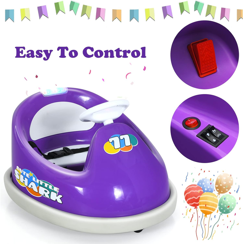 Electric Bumper Car for Kids with Remote Control - 6V Toy Vehicle for Endless Fun!