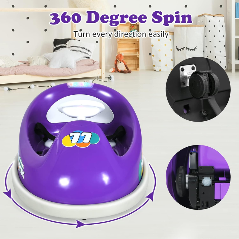 Electric Bumper Car for Kids with Remote Control - 6V Toy Vehicle for Endless Fun!