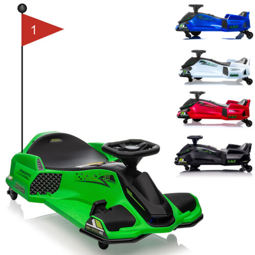 Electric Drift Car for Kids: High-Speed Ride-On Cart with 24V Power