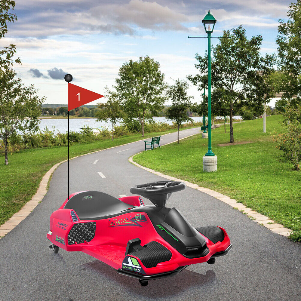 Electric Drifting Go-Kart for Kids with Brushless Motor and Music - 24V Ride On Drift Car